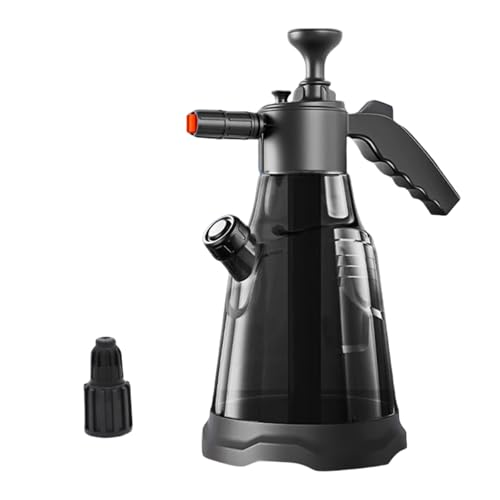 2Liters Handpumpe Schaumsprühgerät Mit 3 Arten Von Düsen Handpneumatische Kanonen Schneewagen Sprühflaschen Wassersprühgerät Für Pflanze von Watreketal