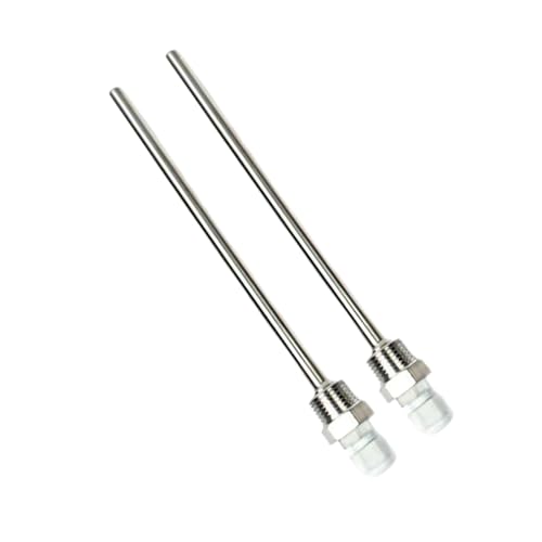 2pcs Edelstahl Sondenwassertanks Schutzhülle Temperatursensoren 1/2in Eintauchen Hülse 50/100/200/300 Mm Temperaturmesswerkzeug von Watreketal