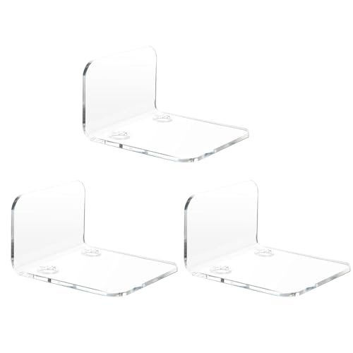 3pcs Acryl Schwimmende Wandregale Für Kameras Lautsprecher Organisatoren Wandmontierte Halterungen Überwachungsausrüstung Transparent Organizer Shelf von Watreketal