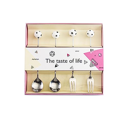 4pcs Vorspeisen Kuchenlöffel Obstgabeln Edelstahl Kaffee Dessert Für Kreative 2 Farben Für Par Dessertlöffel Und Gold 4pcs Vorspeisen Kuchenlöffel Obstgabeln Edelstahl Kaffee Dessert Für Kreative 2 Farben Für Par Dessertlöffel Und Gold von Watreketal