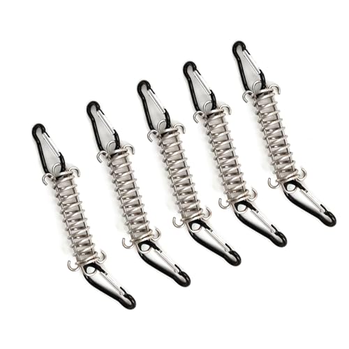 5LOTS Multipurpose Spring Clip Secure Tent Peg Regulierbares Guyline Verschluss Für Tarps Und PET Multipurpose Spring Clip 5LOTS Multipurpose Spring Clip Secure Tent Peg Regulierbares Guyline Verschluss Für Tarps Und PET Multipurpose Spring Clip von Watreketal