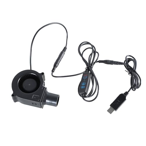 7530 BBQ Lüfter 5V 3000 U/Min USB Für Picknicks Camping Outdoor Kochgeschwindigkeit Einstellung Luftgebläse 280 Cm Kabelfeuer Starter von Watreketal