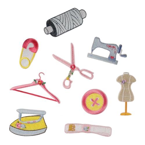 9 PCs Schere Eisen Auf Flecken Applikationen Reparaturkleidung Stickerei Für Jeansdekoration 9 PCs Schere Eisen Auf Flecken Applikationen Reparaturkleidung Stickerei Für Jeansdekoration von Watreketal