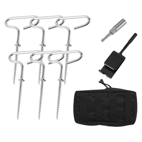 9 Pack Heavy Type Pegs Camping Gear Zelt Installation Werkzeugstabilität Zubehör Für Picknicks Und Außenaktivität Winterstifte Installation von Watreketal