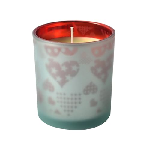 Brennende Aromatherapies Kerze In Liebe Herzrot Rotes Glas Behälter Für Moderne Häuser Duftstoffe Dekore Valentiner Geschenk Relaxation Kerze von Watreketal