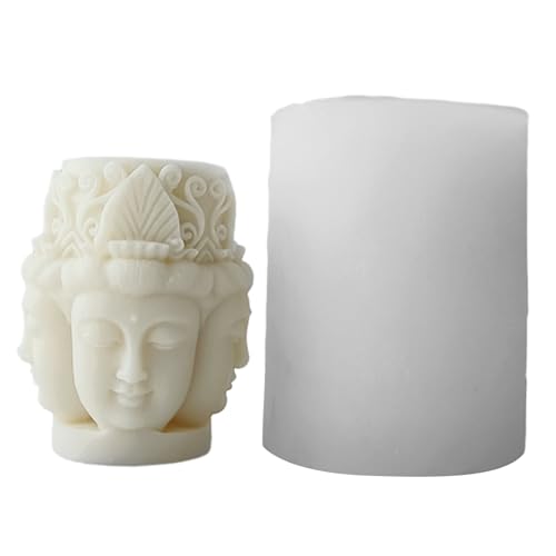 Buddhas Statue Kerze Silikonform Figur Aromatherapie Gips Formen Handgefertigt von Watreketal