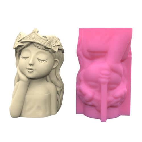 Crown Girls Stifthalter Silikonform Tisch Ornament Schimmelpicke Here Werkzeug Sukkulente Pflanzerform Leicht Zu Reinigen Saftige Pflanzgefäße Für Häuser Office Desktop Dekorationen Crown Girls Stifthalter Silikonform Tisch Ornament Schimmelpicke Here Werkzeug Sukkulente Pflanzerform Leicht Zu Reinigen Saftige Pflanzgefäße Für Häuser Office Desktop Dekorationen von Watreketal