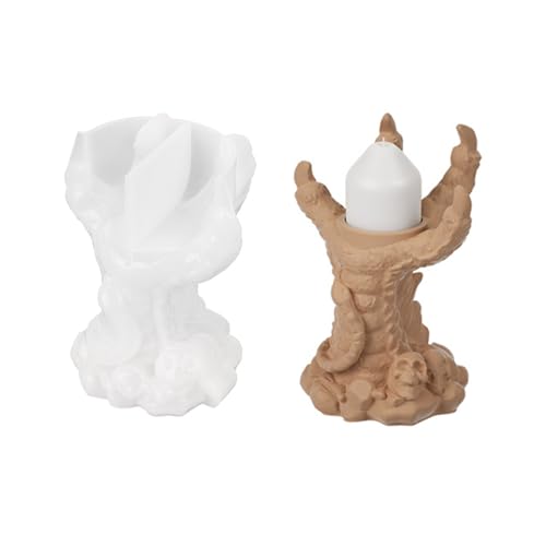 Einzigartige Teelichthalter Die Silikonform Für Epoxidhäuse Bauen Kerzenbehälter Künstlerische Kerzenschmerzen Machen Schimmel Dekorative Kerzenhalter Formen von Watreketal