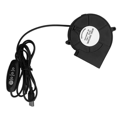 Energieeffizienter 5 V USB Blower Lüfter Für BBQ Grill Und Druckerkühlung 3600 U/Min Kugellager Effizienter Wärme Dissipation Feuer Startergebläse von Watreketal