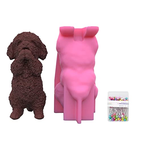 Epoxy Handgefertigte Seife Schimmelstand Hunde Kerze Für Dekoration Machen Seifen Kerze Schmelze Harztonhandwerk Dekoration Formen Für Harz von Watreketal