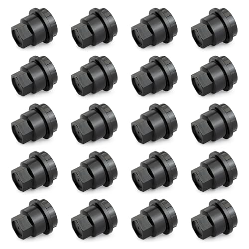Ersatz 15661036 Kunststoff Radmutterkappen 24 Mm Rostfeste Kfz Hub Deckung Für Hochleistungsdesign 10pcs/20pcs Lug Caps von Watreketal
