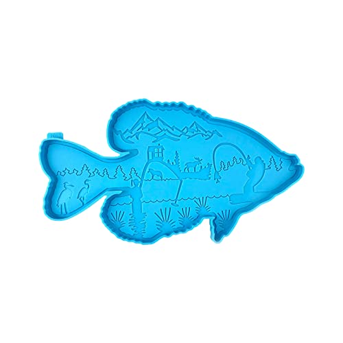 Fischform Desktop Office Dekoration Epoxidkleber Silikonform Tisch Weiche Keramikpflaster Orament Form Form Fischform Desktop Office Dekoration Epoxidkleber Silikonform Tisch Weiche Keramikpflaster Orament Form Form von Watreketal