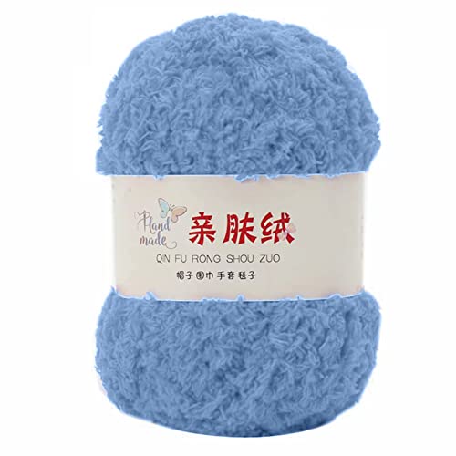 Garn Handrick Häkelhutpuppen 3 Stränge Korallen 50g/Set Chenille Weiche Dünne Korallen Samt Handtuch Wolle Chenille Garn von Watreketal