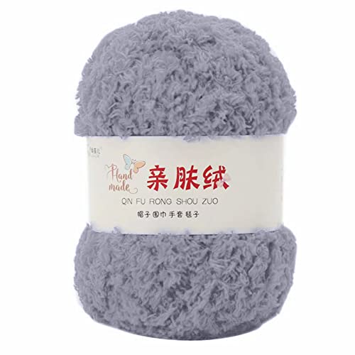 Garn Handrick Häkelhutpuppen 3 Stränge Korallen 50g/Set Chenille Weiche Dünne Korallen Samt Handtuch Wolle Chenille Garn von Watreketal