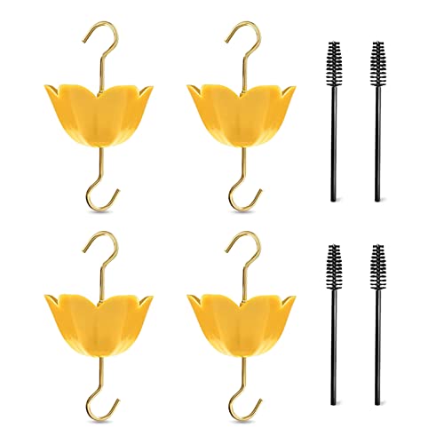 Garten Antgraben Für Vogelhäuschen Vogelliebhaber Hummingbird Nektar Feeder Draußen Mit 4 Pinseln Einfache Reinigung Von Ameisenwächter Kolibri Feeder Hängen Freien von Watreketal