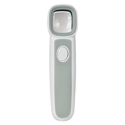 Großes Leuchtfeuermultifunktions Handwerkzeug Mit 3 LEDs Precisions Handheldglas Zum Lesen Tragbarer Vergrößerungsinstrument von Watreketal