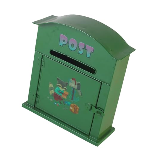 Grüne Füchse Form Eisenwand Montiertes Postfach Für Gartenharten Freien Rostbeständige Haltbarkeit Box Wetterbeständiges Eisen Mailbox von Watreketal
