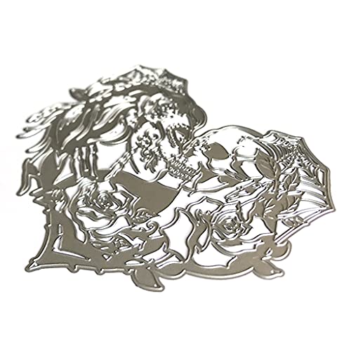 Halloween Ehepaar Metal Schnittstirme Schablone Scrapbooking Album Paper Card Template Form Präge Bastel Dekoration Metall Schneiden Für Handwerk von Watreketal