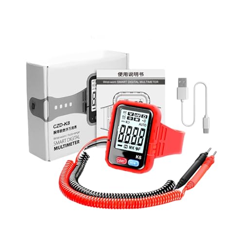 Handgelenk Digital Multimeter Auto Ranging Spannungstester Mit NCV Erkennung Für Die Elektrikwartung Für Eigenheime Auto Rangenden Digitaler Multimeter von Watreketal