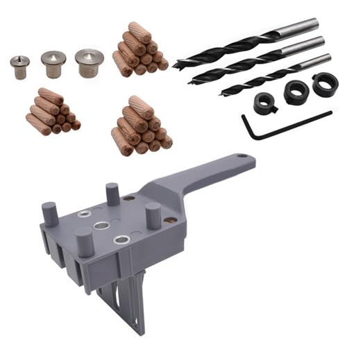 Holzbearbeitungswerkzeug Handheld Bohrführer Loch Puncher Tool Dowelling Jig Drill Bit Bohrlocator Gerade Dübel Jig Set Set Holzbearbeitungswerkzeug Handheld Bohrführer Loch Puncher Tool Dowelling Jig Drill Bit Bohrlocator Gerade Dübel Jig Set Set von Watreketal