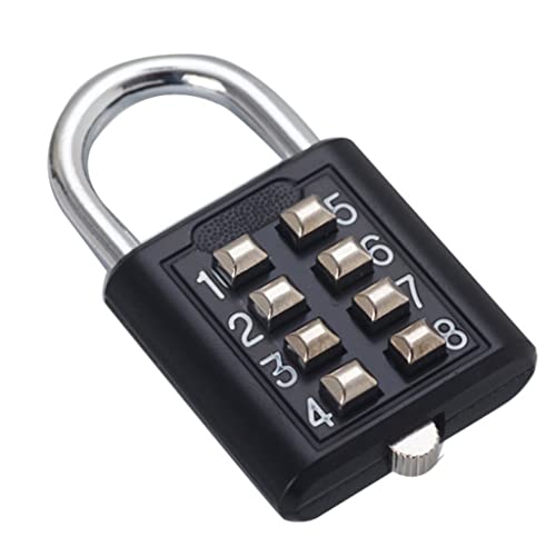Kombinationsschloss Mit Passwort Für Gepäckfall 8 Ziffern Reisecode Smart Anti Thieft Vorhängeschloss Zin Locker von Watreketal