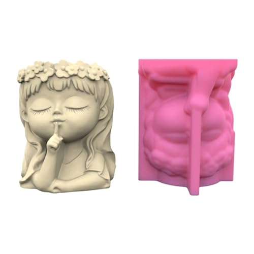 Kranzmädchen Stifthalter Silikonform Tisch Ornament Schimmelpolster Machen Werkzeug Betongussform Leicht Zu Reinigen Süße Kranzmädchen Kranzmädchen Stifthalter Silikonform Tisch Ornament Schimmelpolster Machen Werkzeug Betongussform Leicht Zu Reinigen Süße Kranzmädchen von Watreketal