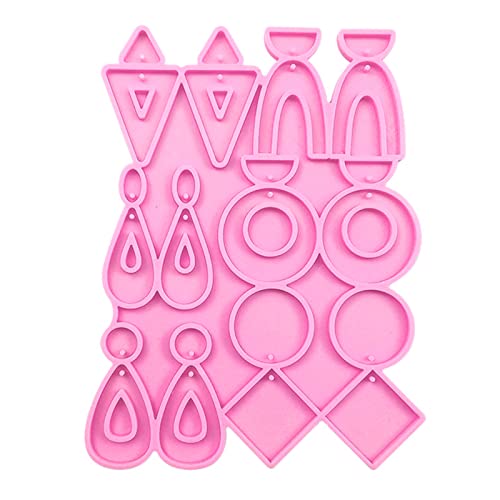 Kristall Epoxidform Ohrringe Schmuck Hängende Anhängerdekoration Mehrere Stile Unregelmäßige Spiegel Silikon Schlüsselbundformen Mit Loch von Watreketal