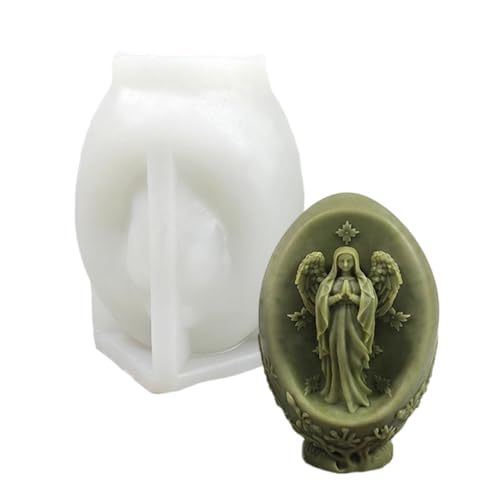 Kunststatue Silikonform Dame Figur Kerze Für Epoxidharz Kerzenseife Schokoladenhandschimmelform von Watreketal