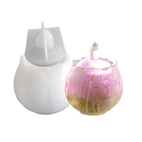 Large Silikonspeicherglas Schimmelpilzblüte Vase Making Form Epoxidharzformen Für Schmuckbehälter Und Home Decoration Home Crafting Kit Large Silikonspeicherglas Schimmelpilzblüte Vase Making Form Epoxidharzformen Für Schmuckbehälter Und Home Decoration Home Crafting Kit von Watreketal