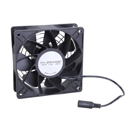 Leistungsstark 12 Cm 12 V 2 7A Kühllüfter 6000 U/Min Metal Guard Ableitungslüfter Für Drucker Und Server Racks Computer Hardware Kühlung Leistungsstark 12 Cm 12 V 2 7A Kühllüfter 6000 U/Min Metal Guard Ableitungslüfter Für Drucker Und Server Racks Computer Hardware Kühlung von Watreketal