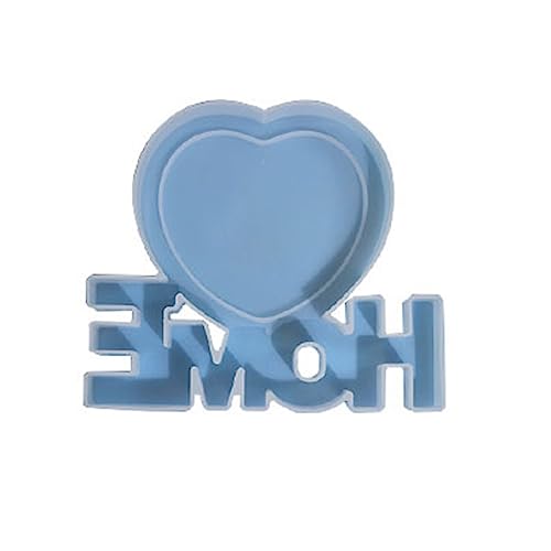 Liebe Home Familie Silikonform Bild Fotorahmen Epoxidharz Form Bastel Schmuck Herstellung Home Tischlampe Dekorationen Fotorahmen von Watreketal