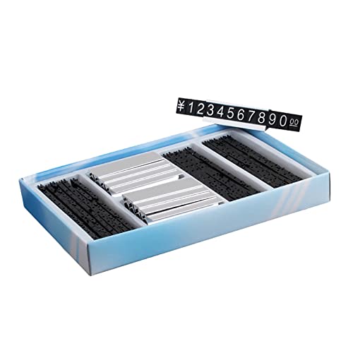Metallnummer Preisschilder 1Box Arabische Ziffern Cube Kit Zum Einkaufshandy Handy Etikett Versorgung Zubehör Tag Zeichen von Watreketal
