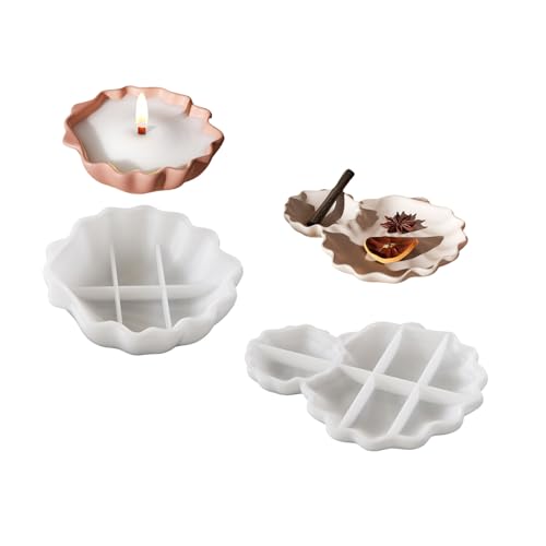 Mode Muscheln Geformte Silikonform Tablett Für Epoxidharz Schmuckplattenkerzenhalter Kunsthandwerk Kunst Und Home Decoration Craft Form Form von Watreketal