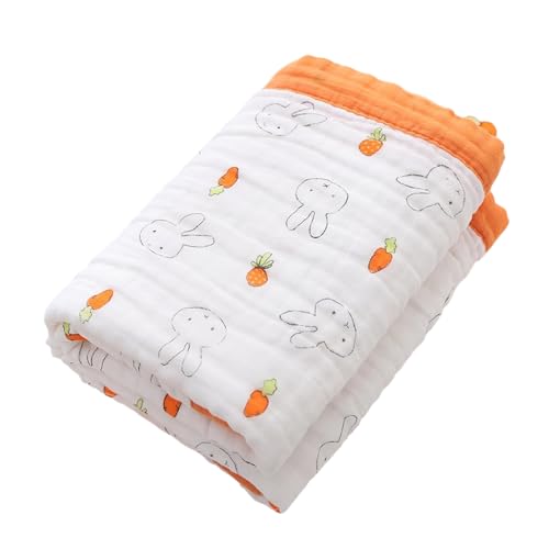 Multi Purpose Säugling Handtuch Wickeldecke Kinderwagen Hülse Verfügen Über 6 Schichten Sanfte Gaze Für Tägliche Komfort Und Haltbarkeit Neugeborene Badewickte von Watreketal