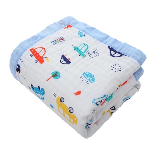 Multi Purpose Säugling Handtuch Wickeldecke Kinderwagen Hülse Verfügen Über 6 Schichten Sanfte Gaze Für Tägliche Komfort Und Haltbarkeit Neugeborene Badewickte von Watreketal