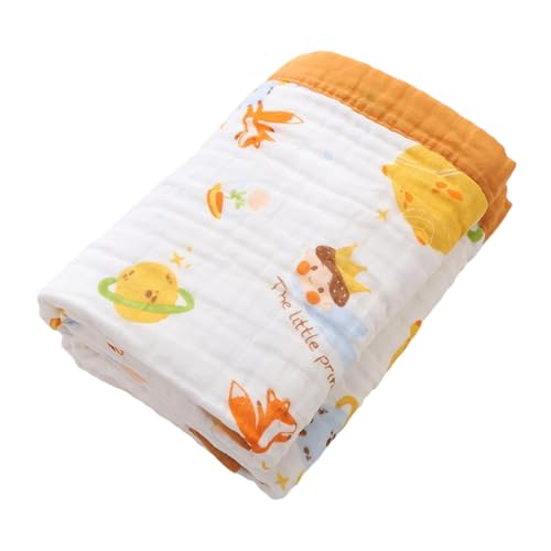 Multi Purpose Säugling Handtuch Wickeldecke Kinderwagen Hülse Verfügen Über 6 Schichten Sanfte Gaze Für Tägliche Komfort Und Haltbarkeit Neugeborene Badewickte von Watreketal