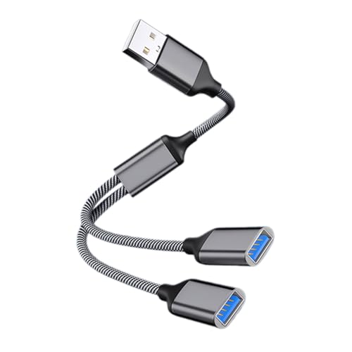 Multiport USB Splitter Kabel Netzteil 1 Männlich Bis 2 Weiblich Zum Lade/Datenübertrag Multiport USB Splitter Kabel Netzteil 1 Männlich Bis 2 Weiblich Zum Lade/Datenübertrag von Watreketal