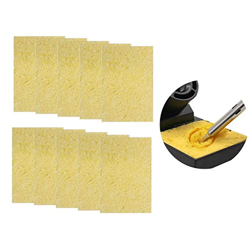 Packung Mit 10 Prozent Lötkolben Schwamm Quadrat Hochtemperaturschweißplattform Saubere Pads Schablonen Für Kinder Packung Mit 10 Prozent Lötkolben Schwamm Quadrat Hochtemperaturschweißplattform Saubere Pads Schablonen Für Kinder von Watreketal