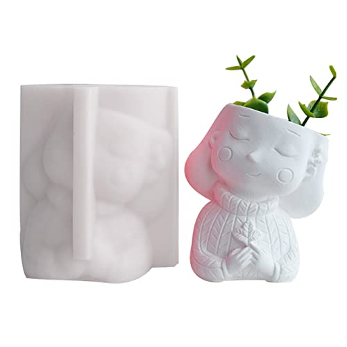 Pflanzerformen Für Epoxidharzgussform Formen Handwerkswerkzeug Silikonguss Stifthalter Vase Mädchen Schimmelpilze Harzform Silikon Making Kit Maker von Watreketal