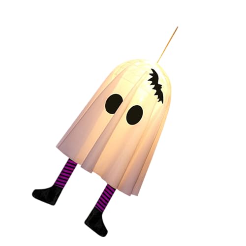 Praktischer Geist Hängend Licht Für Halloween Dekorationen Safe Gespenker Ornament Mit Energieeffizienter LED Beleuchtung Leuchtend Specter Hängende Ornament von Watreketal