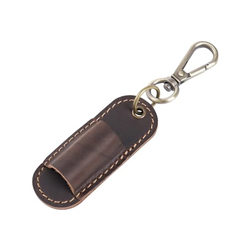 Pu Leder Stifthalter Mit Schlüsselbund Tragbarer Neck Clip Beutel Taschenschutzgeschenk Für Freund Pen Lanyard Tragbarer Bleistiftschutz Mit Schlüsselbund Für Zwischenablage von Watreketal