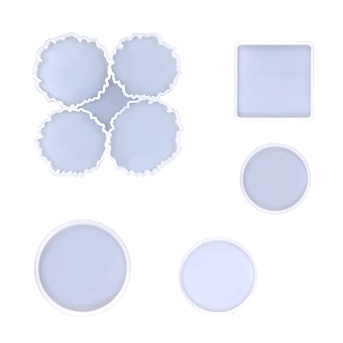 Quadratische Runde Untersetzerharzform Für Set Making Cup Matten Tisch Home Dekoration Silikonform Gussformen Epoxid Quadratische Runde Untersetzerharzform Für Set Making Cup Matten Tisch Home Dekoration Silikonform Gussformen Epoxid von Watreketal