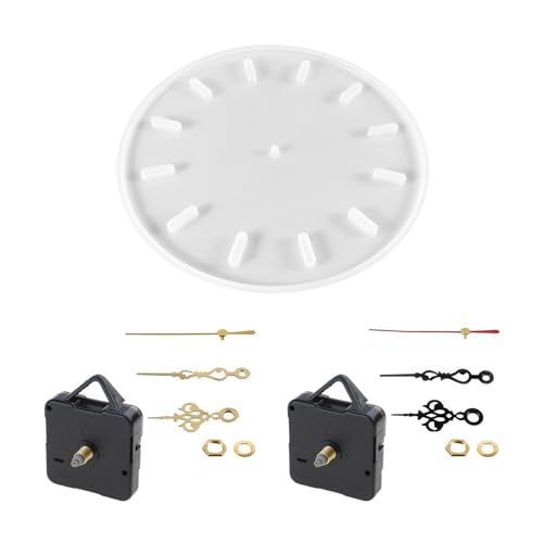 Runde Uhr Schimmel Silikonguss Epoxidharzform Mit Zeiger Für Handgefertigte Handwerks Die Wohndekorationen Taktformen Für Harzguss Machen von Watreketal