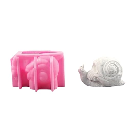 Schädelschneckenform Silikonformen Für Home Dekoration Seife Schokoladenputz Fondant Epoxidharz Kerze Crafting von Watreketal