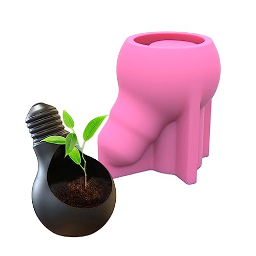 Schöne Süße Glühbirnen Silikonblütenschimmel Für Saftige Pflanzen Stifthalter Schimmel Beton Vase Form Neuheit Geschenk Sukkulente Topfform Silikon von Watreketal