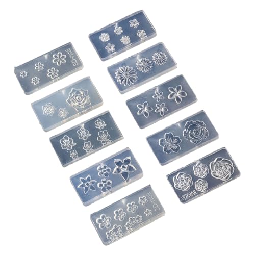Set Von 10 Blüten Kleine Kunstzubehör Formen Nägel Die Formen Nägel Verschönerungsformen Für Zarte Maniküredesigns Klaren Nagelformen Set Von 10 Blüten Kleine Kunstzubehör Formen Nägel Die Formen Nägel Verschönerungsformen Für Zarte Maniküredesigns Klaren Nagelformen von Watreketal