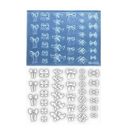 Silikon Nägel Kunstform Bowknot Theme Template Formen Silikon Textur Für Kosmetiker Und Lernende Harznägelkunstformen Silikon Nägel Kunstform Bowknot Theme Template Formen Silikon Textur Für Kosmetiker Und Lernende Harznägelkunstformen von Watreketal