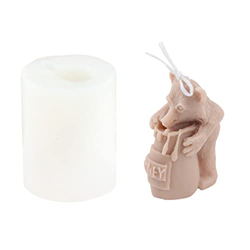 Silikon Stereo Bär Diebstahl Honig Kerze Schimmel Stumpf Tierhonigentopf Aromatherapie Bienenwachs Dekoration Schimmelpilze Zum Herstellen Von Silikon von Watreketal