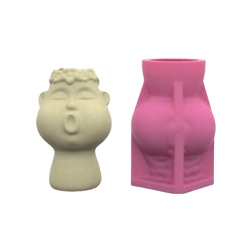 Silikonblüte Vase Form Kindergesichtsform Flexible Ornamentsform von Watreketal