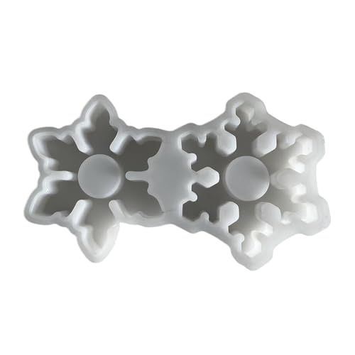 Snowflake Silicon Kerzenhalter Formen Für Kerzen Teelicht Weihnachtsdekoration Silikon Kerzenlestick Weihnachtsdekoration von Watreketal
